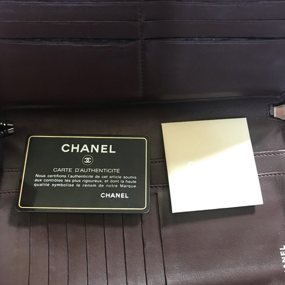 Authentic Chanel Wallet with Added Chain - Comes with Box and Card - Picture 4 of 16